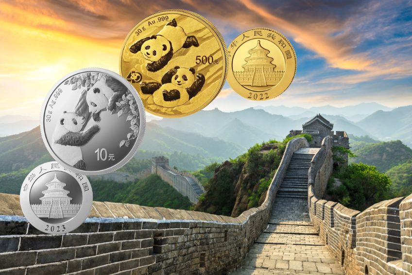 Auvesta China Panda ist China‘s beliebteste Goldmünze Chinesische Mauer