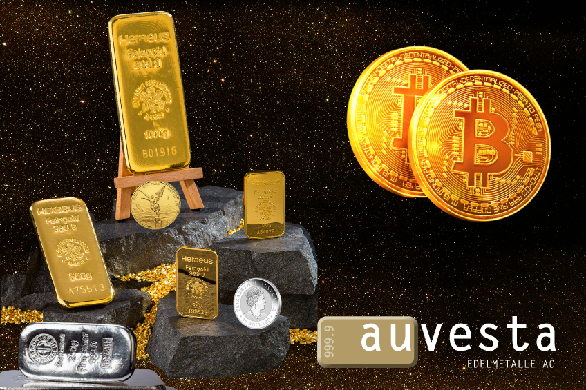 Bitcoin im Höhenflug und die Bedeutung von Gold als sicherer Hafen